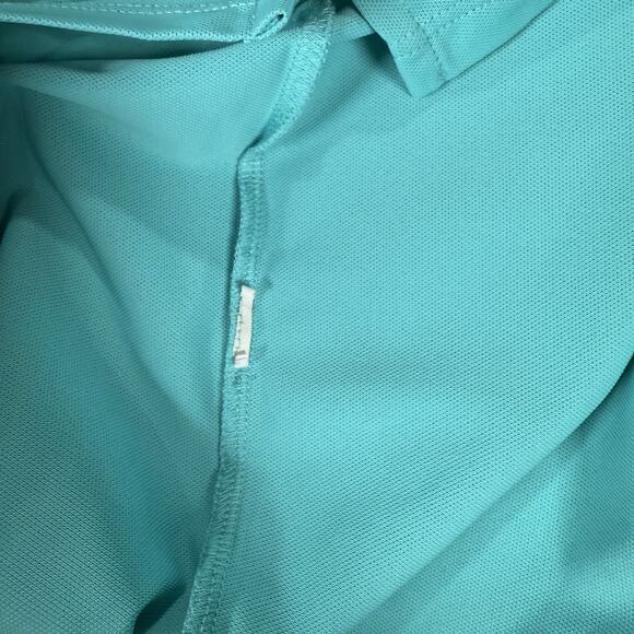 G/Fore Polo Shirt Men's Size 2XL XXL Golf Preppy Turquoise Blue Performance - Picture 8 of 8